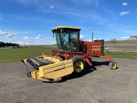 OEM specifications are provided for base units. . New holland 2450 swather specs